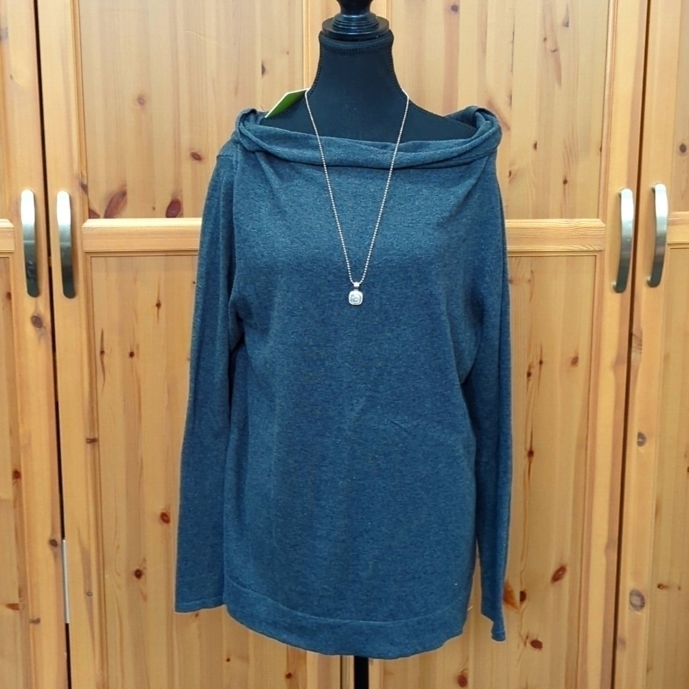 NWT Echo Verde Organic Cotton  Sweater L